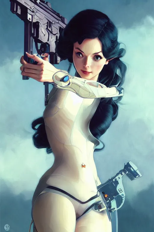 Image similar to gta princess peach as aeon flux profile picture by greg rutkowski, dynamic pose, intricate, futuristic, fantasy, elegant, by stanley artgerm lau, greg rutkowski, thomas kindkade, alphonse mucha, loish, norman rockwell, fantasy lut, asymmetric, long hair, retro computer graphics, video game, fluid lines,