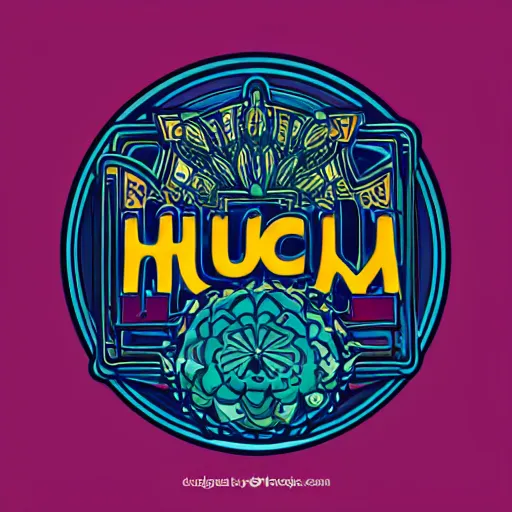 Prompt: logo for hip hop cultur music, mucha, luca barcellona, music 2 d art detail hd