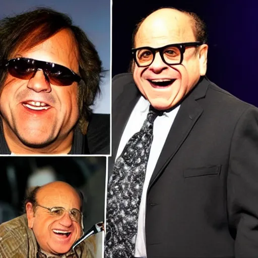 Image similar to danny devito as anthony kiedis