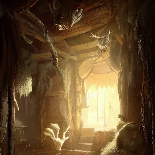 Image similar to the closet to narnia, dynamic lighting, fantasy concept art, trending on art station, stunning visuals, creative, cinematic, ultra detailed