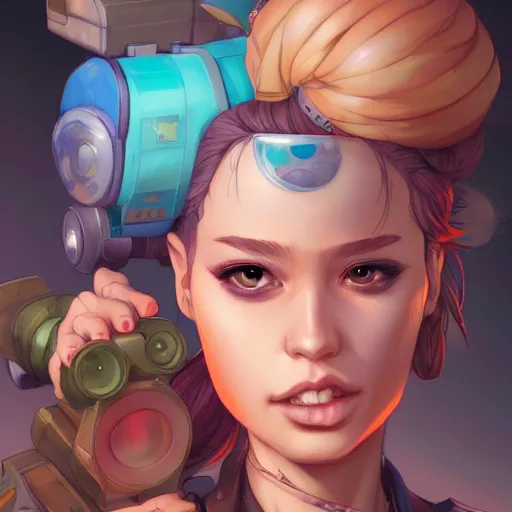 Image similar to a portrait of a beautiful tankgirl, art by lois van baarle and loish and ross tran and rossdraws and sam yang and samdoesarts and artgerm and saruei, digital art, highly detailed, intricate, sharp focus, Trending on Artstation HQ, deviantart, unreal engine 5, 4K UHD image