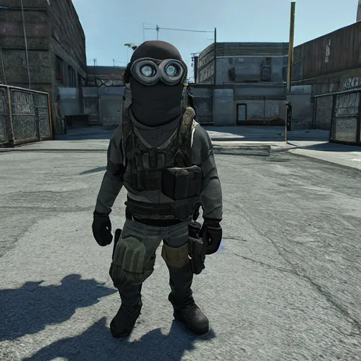 Prompt: minion in escape from tarkov