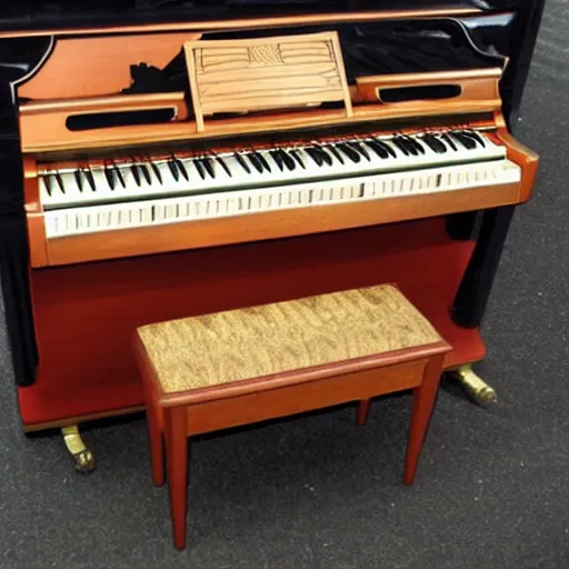 Prompt: a piano from the year 2 1 0 0
