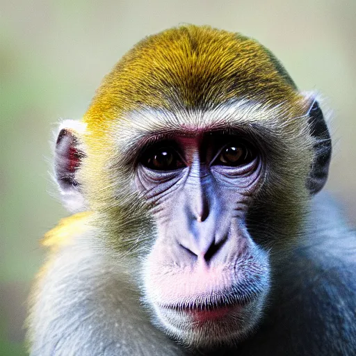 Image similar to monkey portrait