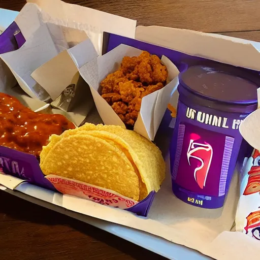 Image similar to taco bell kfc meal