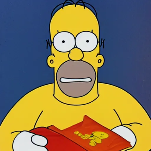 Image similar to realistic homer simpson