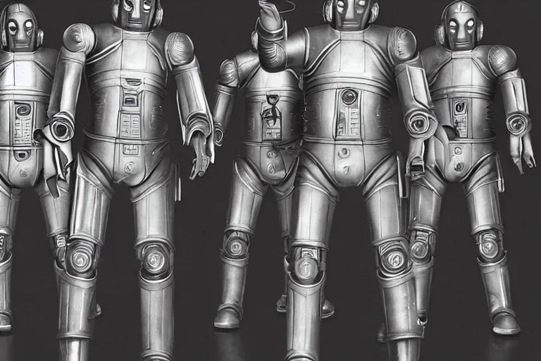 Image similar to Cybermen from Doctor Who, invasion, delete