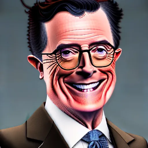 Image similar to stephen colbert as part of the fellowship of the ring