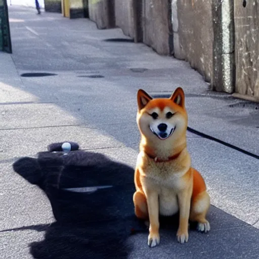 Prompt: the cutest shiba inu in the world, makoto shinkai