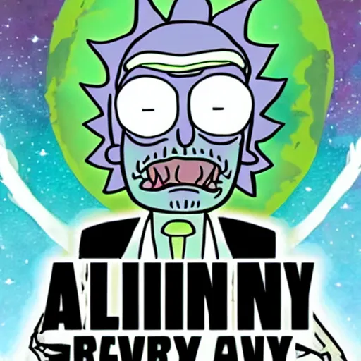 Prompt: alien rick and morty forever and forever a hundred years! g