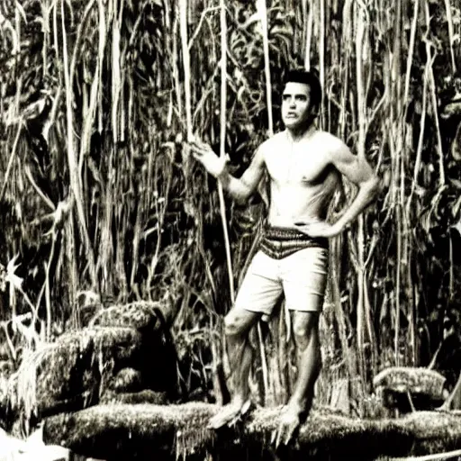 Image similar to still of xavi hernandez in the jungle book 1 9 6 7