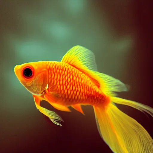 Prompt: “photograph of a common goldfish with a top hat and a monacle, hd, 8k”