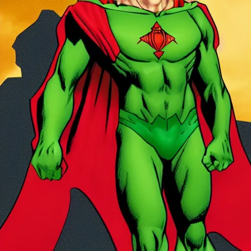 Prompt: martian manhunter