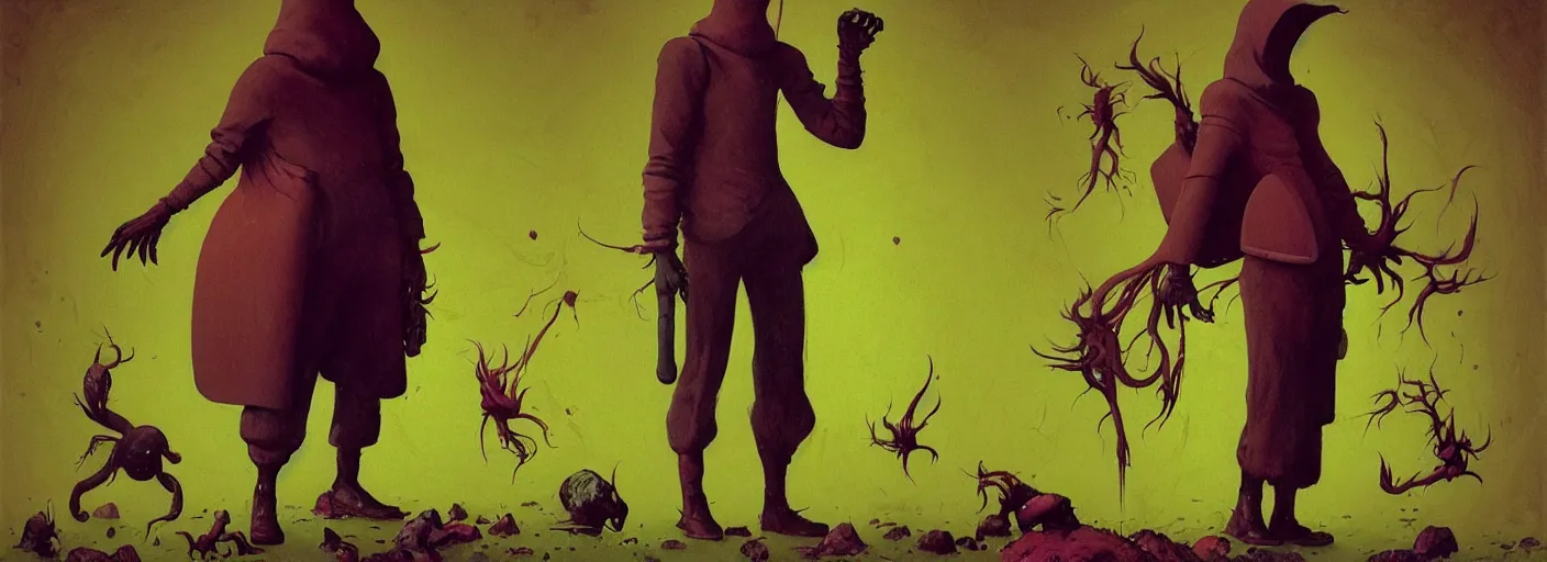 Prompt: full - body portrait surreal colorful clay fighting artstation rpg venomous character concept art anatomy, action pose, very coherent and colorful high contrast masterpiece by norman rockwell franz sedlacek hieronymus bosch dean ellis simon stalenhag rene magritte gediminas pranckevicius, dark shadows, sunny day, hard lighting, reference sheet white! background