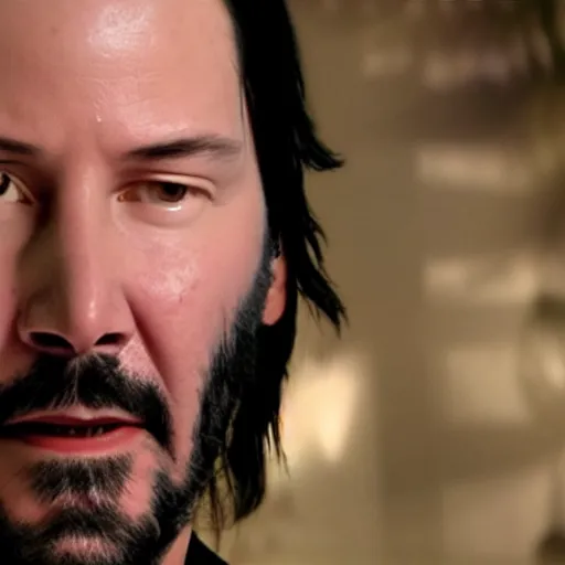 Prompt: Keanu Reeves in avatar 4K quality super realistic