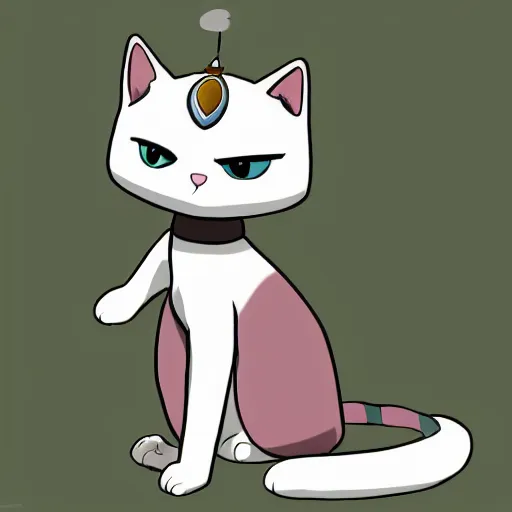 Image similar to Cute kawaii cat in Avatar: The Last Airbender, toon shading, npr