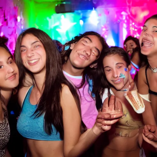 Prompt: photograph of high school party in pembroke pines