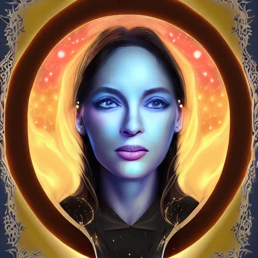 Prompt: a portrait of the luminary off the stars, gorgeous digital art