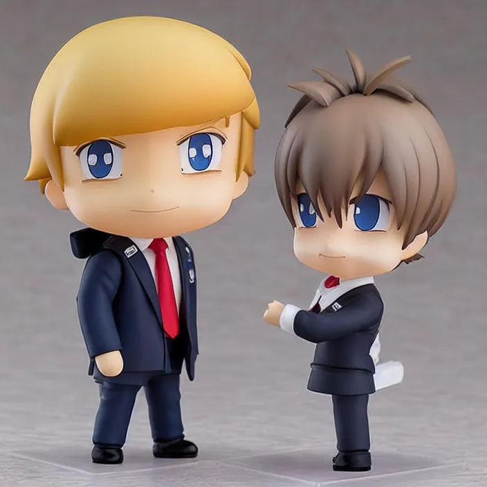 Image similar to Donald Trump, An anime Nendoroid of Donald Trump, figurine, detailed product photo