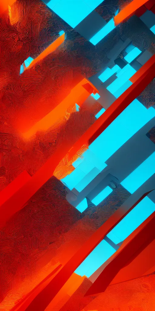 Image similar to orange red gradient wallpaper, ultrafine highly detailed hyper colorful illustration, sharp focus, unreal engine highly rendered, global illumination, radiant light, intricate and detailed environment