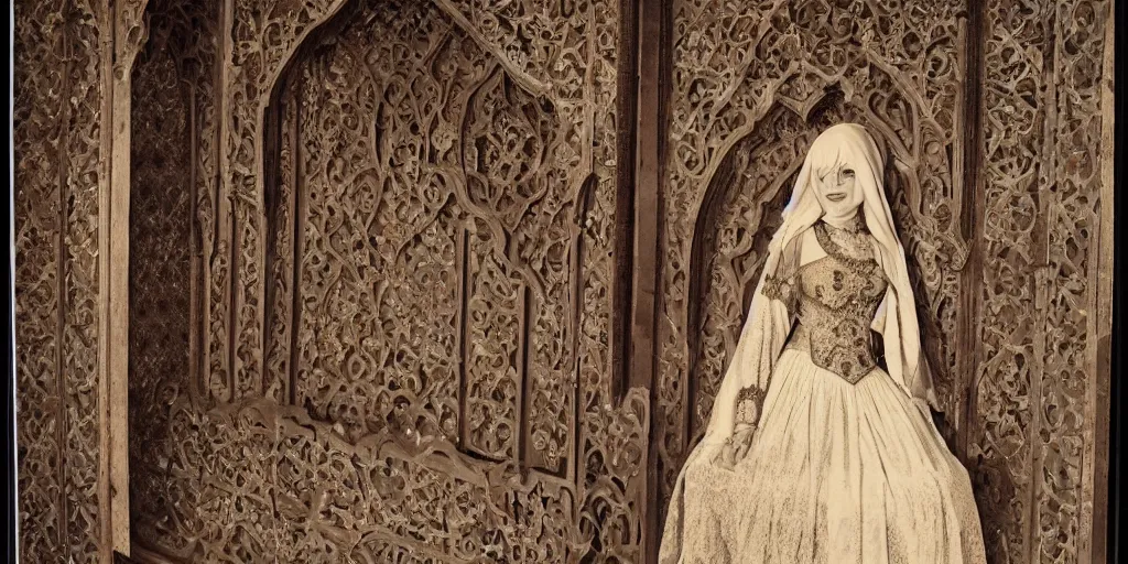 Image similar to vintage arabian gothic