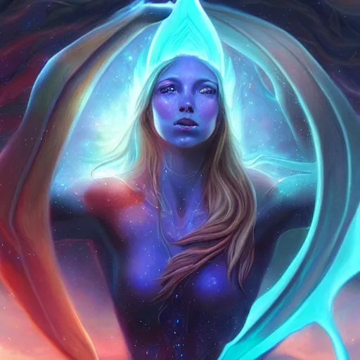 Image similar to beautiful realistic astral portal by artgerm