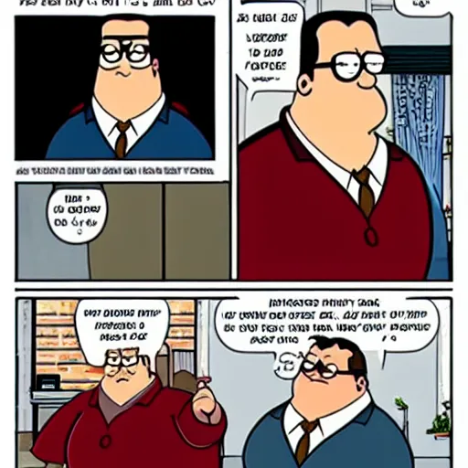 Image similar to peter griffin in the sopranos