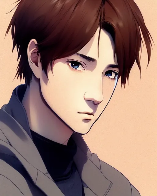Prompt: portrait Anime as Michael Sera actor guy cute-fine-face, brown-red-hair pretty face, realistic shaded Perfect face, fine details. Anime. realistic shaded lighting by Ilya Kuvshinov katsuhiro otomo ghost-in-the-shell, magali villeneuve, artgerm, rutkowski, WLOP Jeremy Lipkin and Giuseppe Dangelico Pino and Michael Garmash and Rob Rey