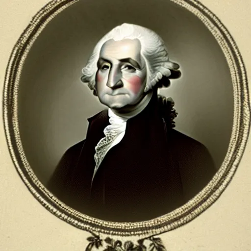 Image similar to photograph of George Washington