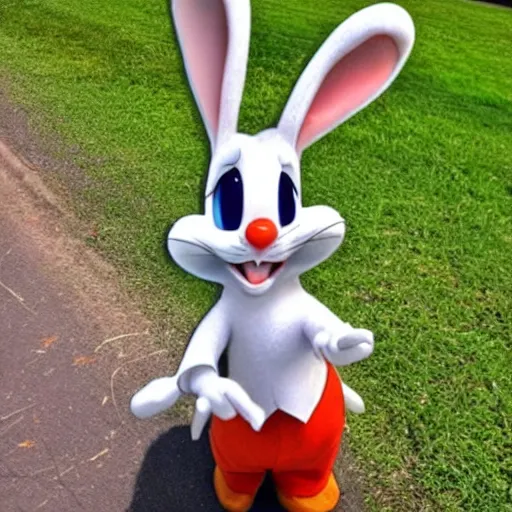 Prompt: bugs bunny in real life