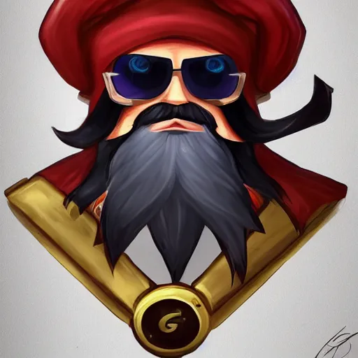 Image similar to league of legends gangplank art