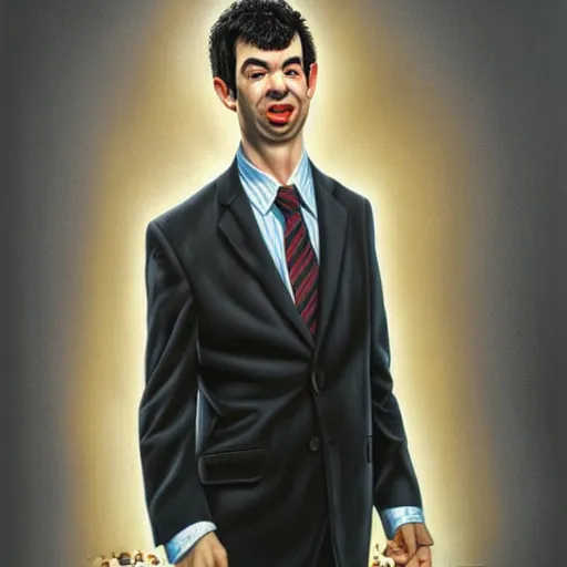 Image similar to Nathan fielder by Jason Edmiston