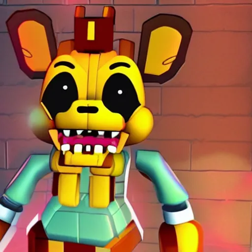 Prompt: fnaf jumpscare