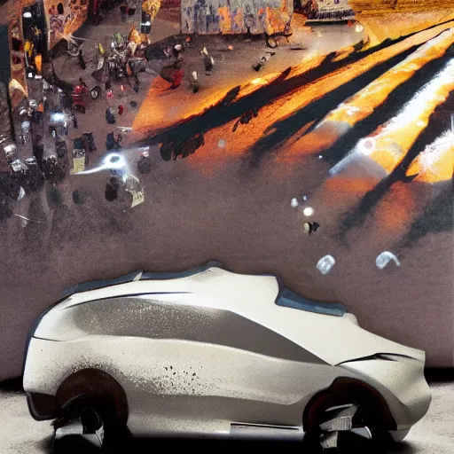 Image similar to car Ash Thorp khyzyl saleem car on the coronation of napoleon : medium size : in oil liquid, organic architecture small size forms structure : 7, u, x, y, o medium size forms: Kazimir Malevich forms : zaha hadid architecture forms: brutalist medium size forms: keyshot, unreal engine 5, high reflections oil, liquid high glossy, high specularity, ultra detailed, 4k, 8k, 16k