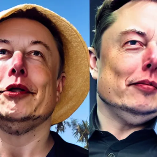 Image similar to a sombrero with elon musk, photo, full body, portrait