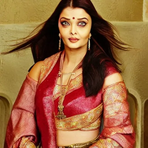 Image similar to aishwarya rai as moirane damodred