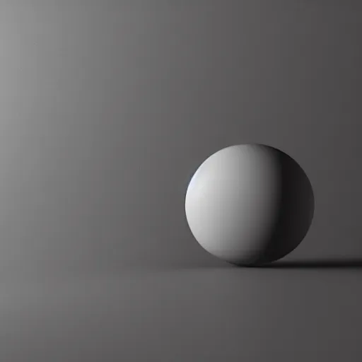 Image similar to a sphere, by Pak, black and white, octane render, soft light, 8k