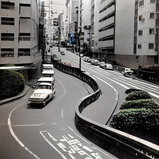 Image similar to Tokyo's Lombard Street In 1975, Kodachrome photo