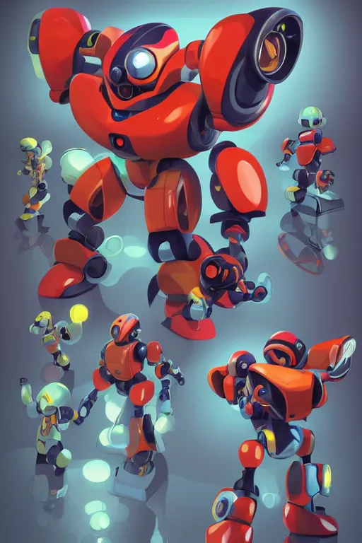 Image similar to metabots medabots medarotto medarot robot minimalist comics, behance hd by jesper ejsing, by rhads, makoto shinkai and lois van baarle, ilya kuvshinov, rossdraws global illumination ray tracing hdr radiating a glowing aura