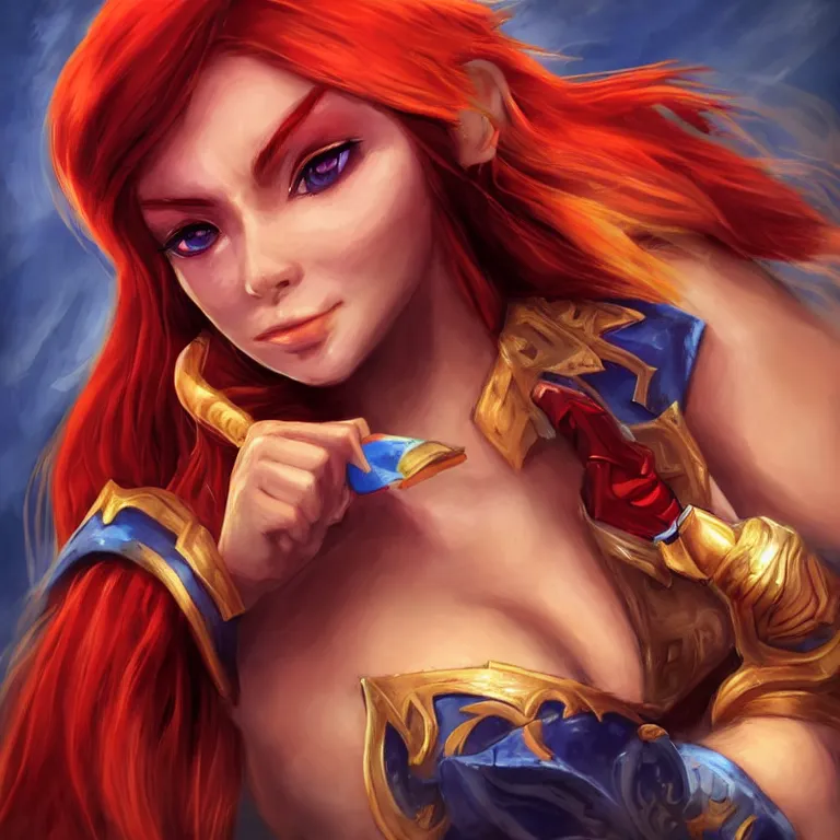 Prompt: Lina from Dota 2