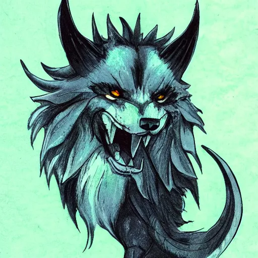 Prompt: fenrir