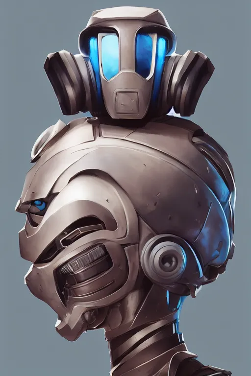 Image similar to epic mask helmet robot ninja portrait stylized as fornite style game design fanart by concept artist gervasio canda, behance hd by jesper ejsing, by rhads, makoto shinkai and lois van baarle, ilya kuvshinov, rossdraws global illumination radiating a glowing aura global illumination ray tracing hdr render in unreal engine 5