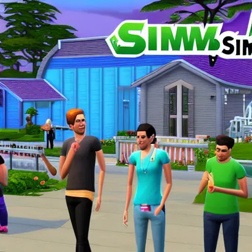 Prompt: of the future of the sims world