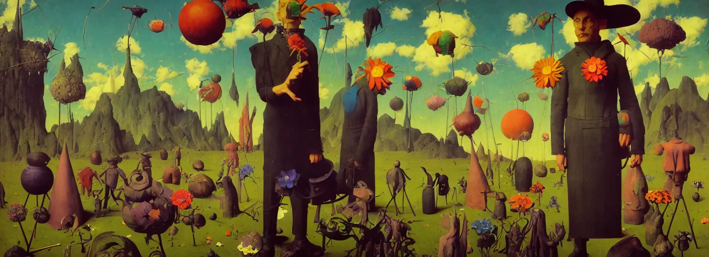 Image similar to full - body surreal colorful flower rpg character concept art anatomy, action pose, very coherent and colorful high contrast masterpiece by norman rockwell franz sedlacek hieronymus bosch dean ellis simon stalenhag rene magritte gediminas pranckevicius, dark shadows, sunny day, hard lighting, reference sheet white! background