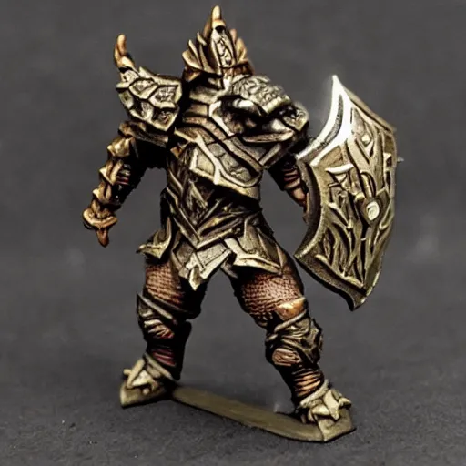 Prompt: d & d dragonborn paladin elden ring style