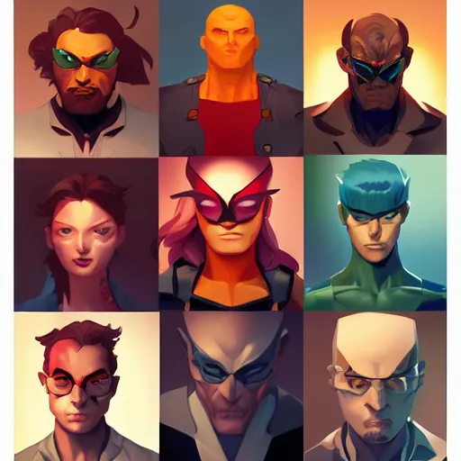 Image similar to face icon stylized minimalist x - men, loftis, cory behance hd by jesper ejsing, by rhads, makoto shinkai and lois van baarle, ilya kuvshinov, rossdraws global illumination