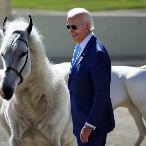 Prompt: joe biden with the body of a pegasus, coolmath. com