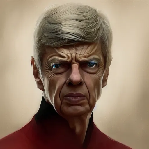 Prompt: Arsene Wenger, D&D, fantasy, portrait, highly detailed, digital painting, trending on artstation, concept art, sharp focus, illustration, art by artgerm and greg rutkowski and magali villeneuve