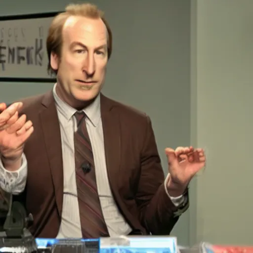 Prompt: bob odenkirk on steroids