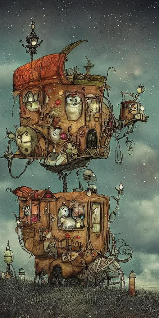 Image similar to a caravan by alexander jansson